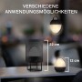 MegaLight LED Akku Tischleuchte Ovo Dot, verschiedene Anwendungsmöglichkeiten.