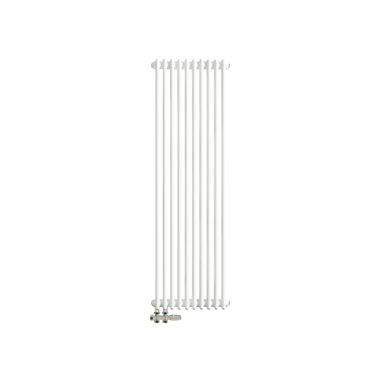 AICA Traditioneller Gusseisenstil 2 Spalten Heizkörper 1500 x 470 mm Weiß 1211W