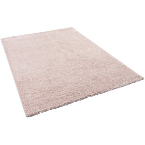 Rosa Langflor Teppich Aloha 200x290cm von Pergamon. Hochflor Teppich für Wohnräume.