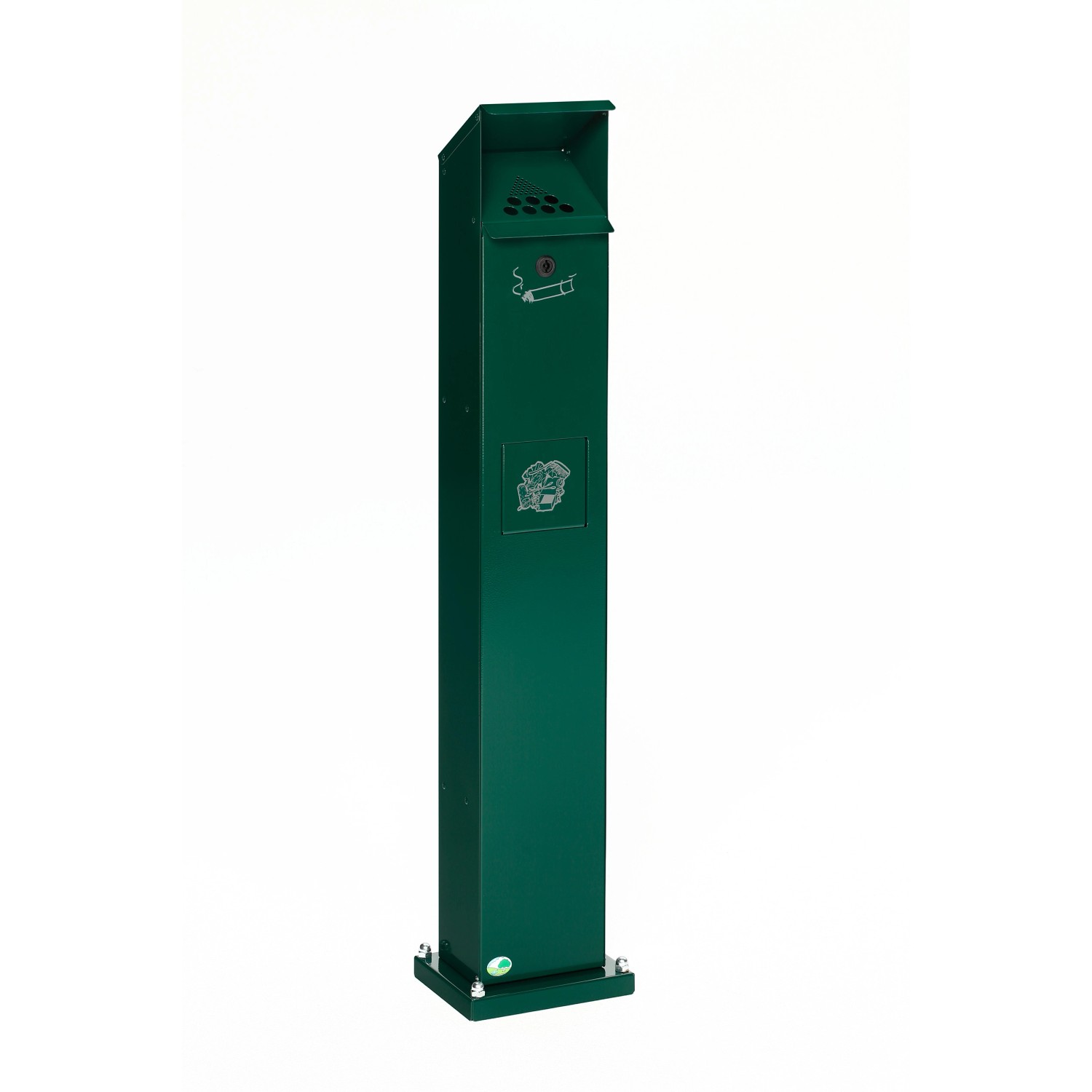 PROREGAL Kombiascher Standsäule Für Außenbereich HxBxT 115 x 18 x 15 cm Ver günstig online kaufen