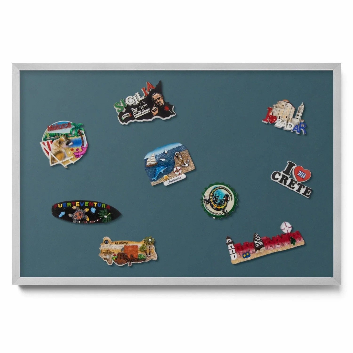 Tulup Magnettafel Magnettafel aus Metall für Souvenirs Farbe Dunkeltürkis 6 günstig online kaufen