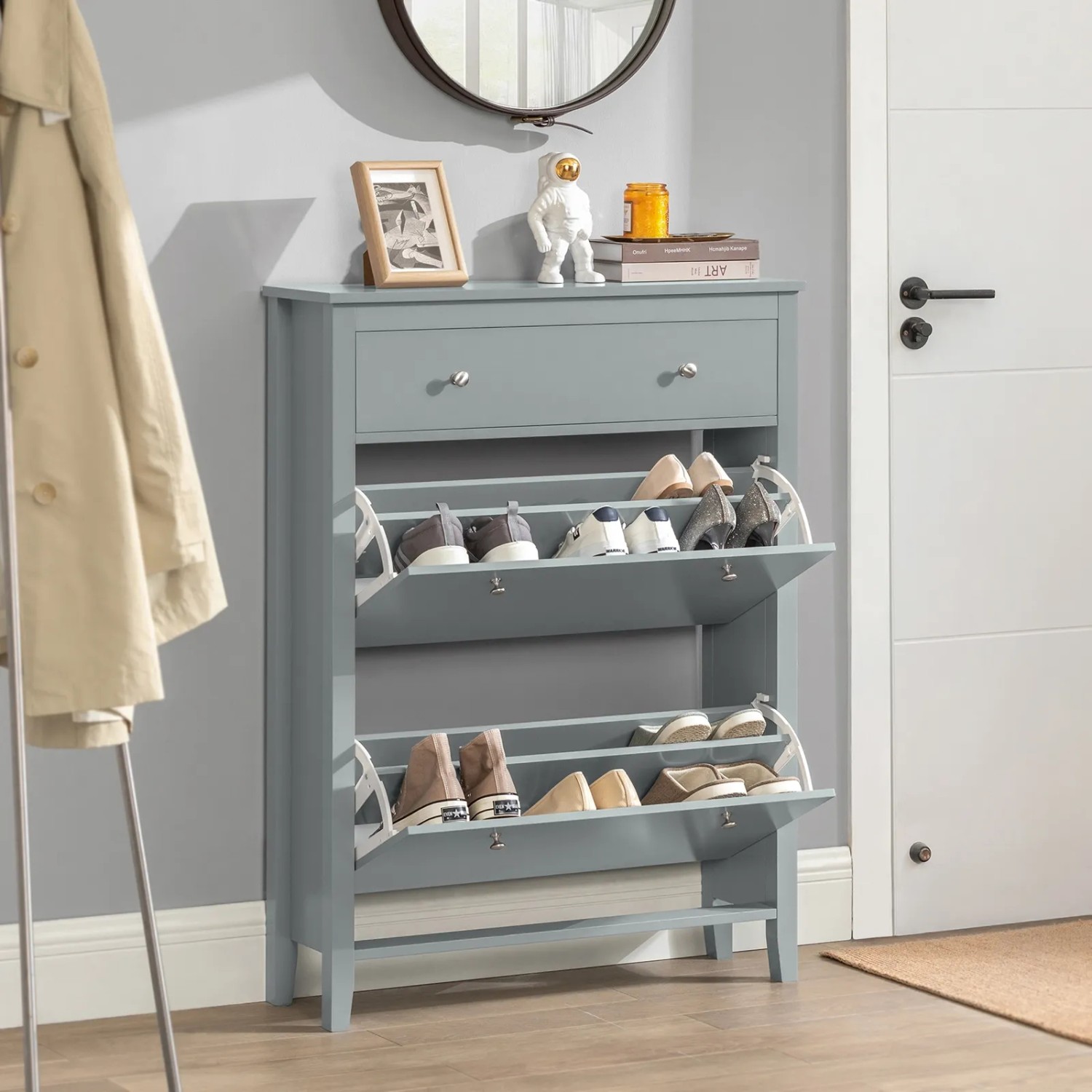 SoBuy Schuhkipper FSR89-HG Grau kaufen bei OBI