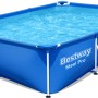 Blauer Bestway Stahlrahmenpool Steel Pro, 300x201x66 cm, eckig.
