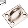 Conacord Augplatte, 4-eckig, 50 mm, aus V2A Stahl für Edelstahl-Beschläge.
