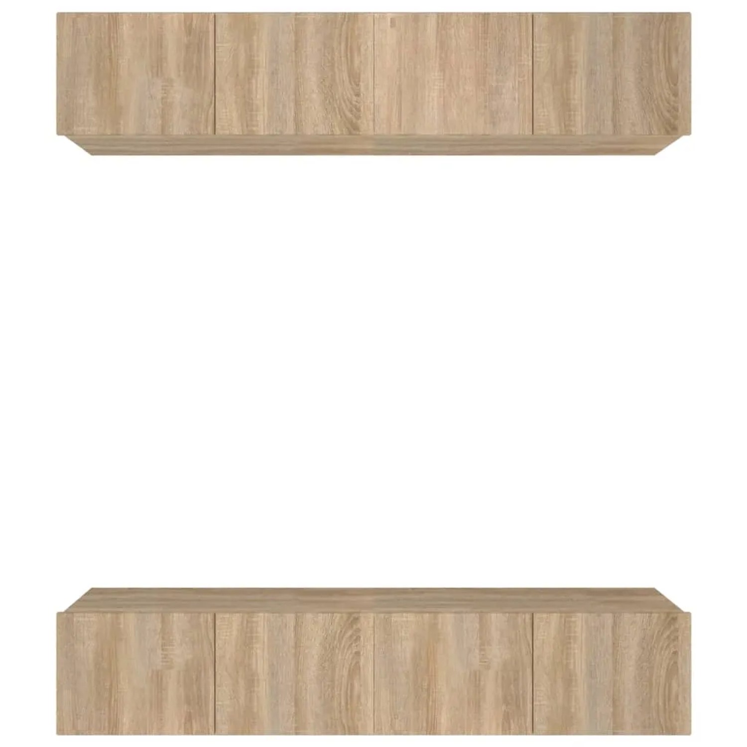 vidaXL TV-Schränke 4 Stk Sonoma-Eiche 80x30x30 cm Holzwerkstoff 3114184