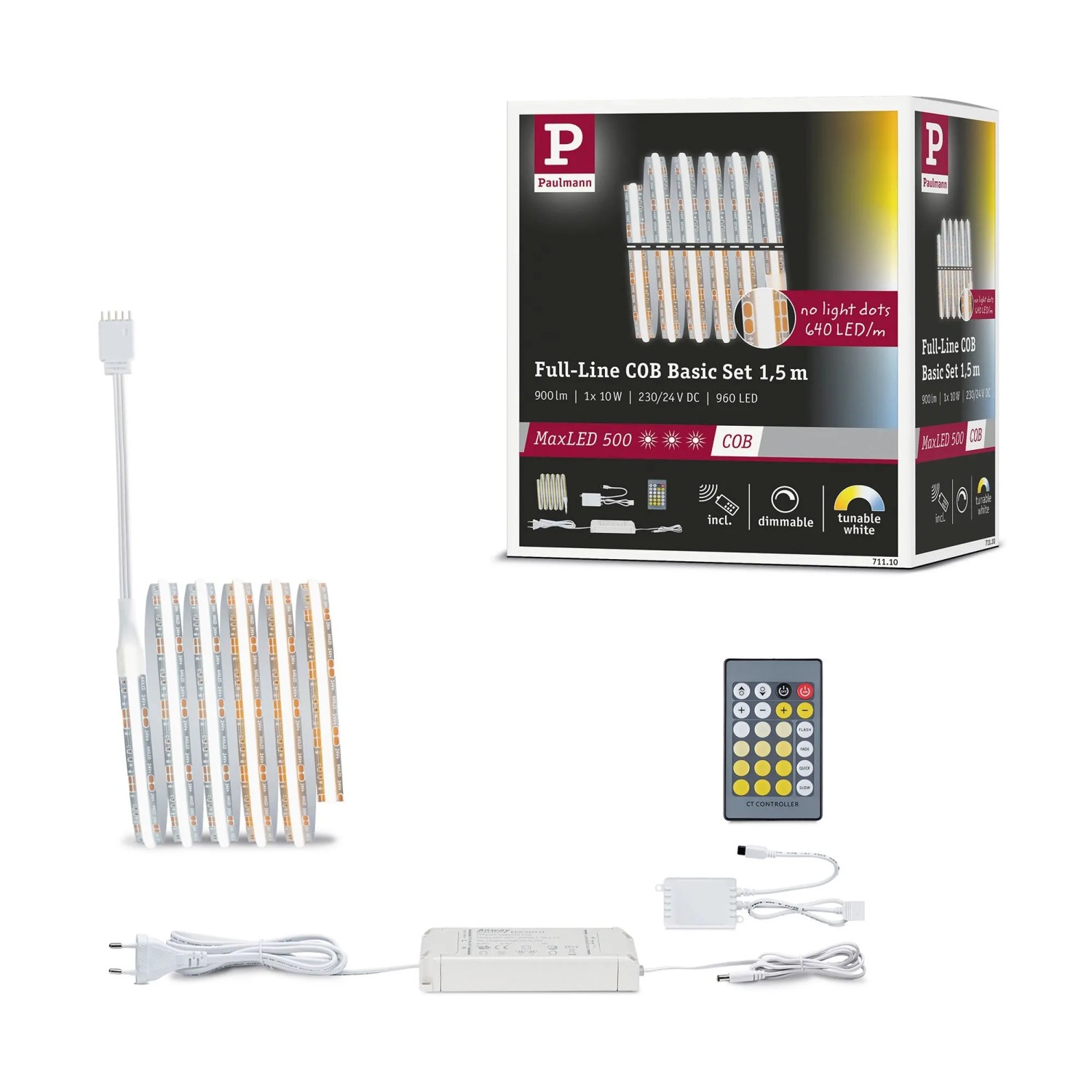 Paulmann LED-Strip Basisset MaxLED 500 1,5 m Tunable White