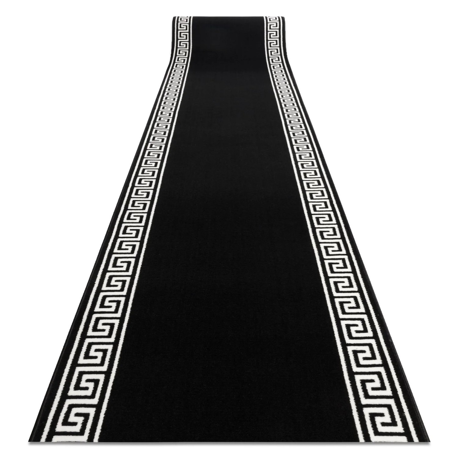 RugsX Läufer Bcf Morad VG16849 Schwarz 60cm 320cm
