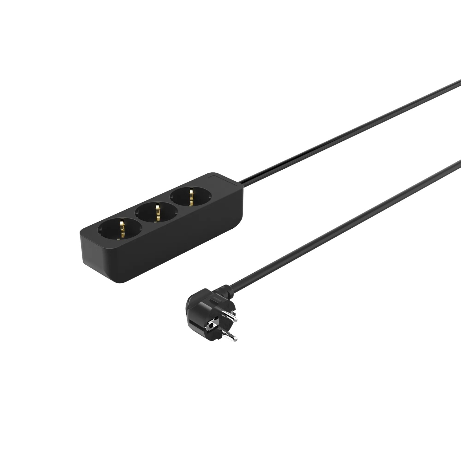 Hama Steckdosenleiste 3-Fach mit Erhöhtem Berührungsschutz Schwarz 1,4 m