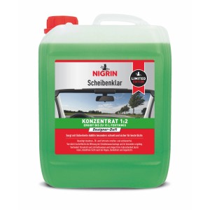 Nigrin Scheibenklar Konzentrat 5L mit Designer Duft, Autopflege für klare Sicht.
