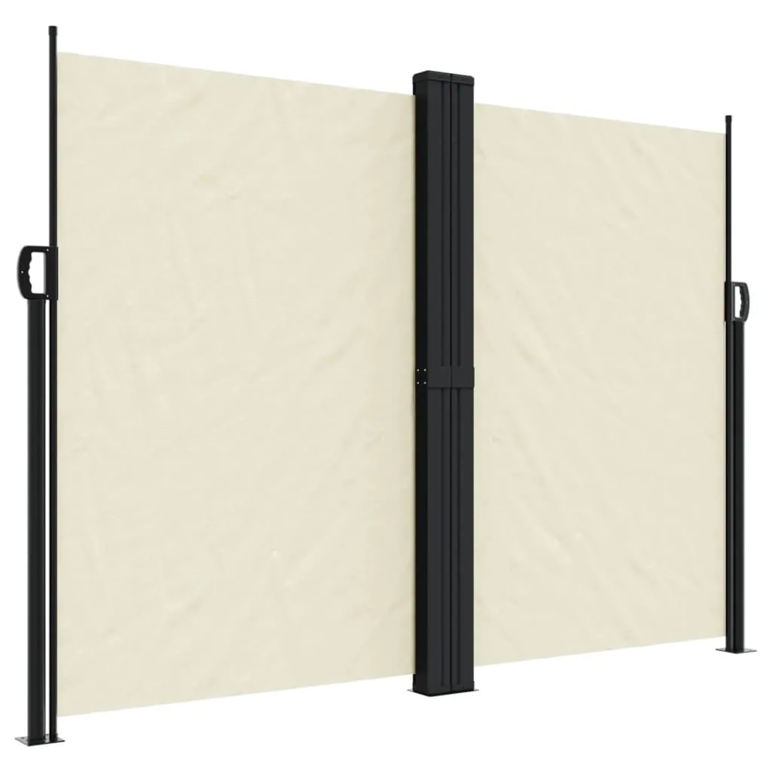 vidaXL Seitenmarkise Ausziehbar Creme 180x1200 cm 4004835