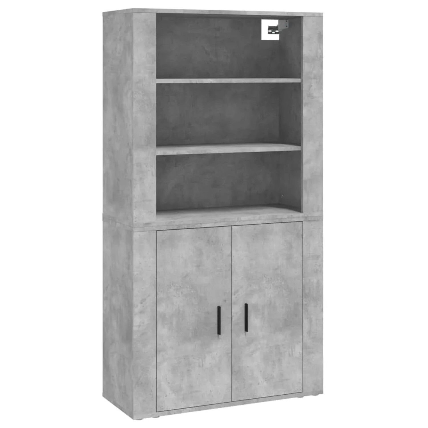 vidaXL Highboard Betongrau Holzwerkstoff 3185363