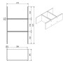 SOTECH ORGA-BOX Schubladen-Einsatz Bambus Geölt 473x273x145 mm Auszugseinsatz_4