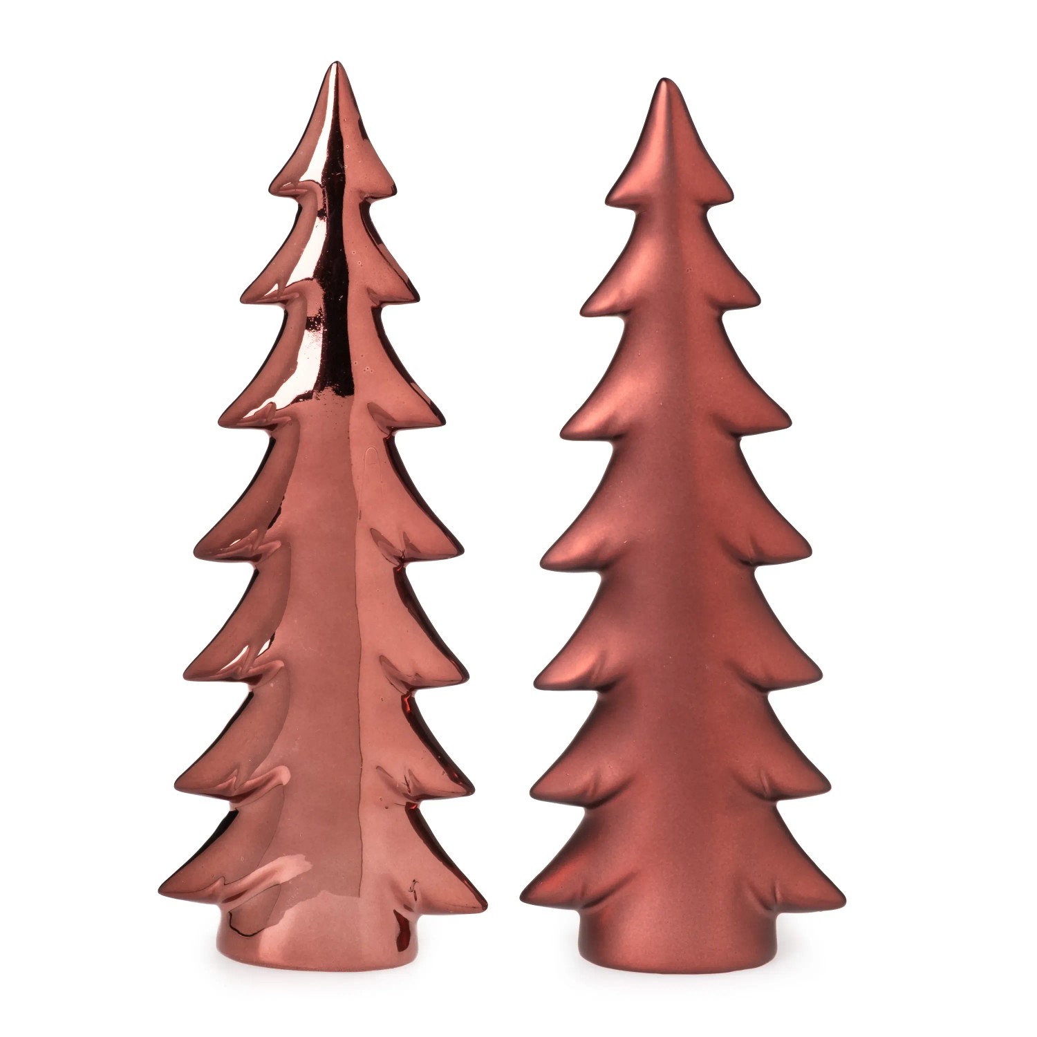 Weihnachts-Deko Tanne Stehend 22,9 cm Dunkelrot 2-fach Sortiert