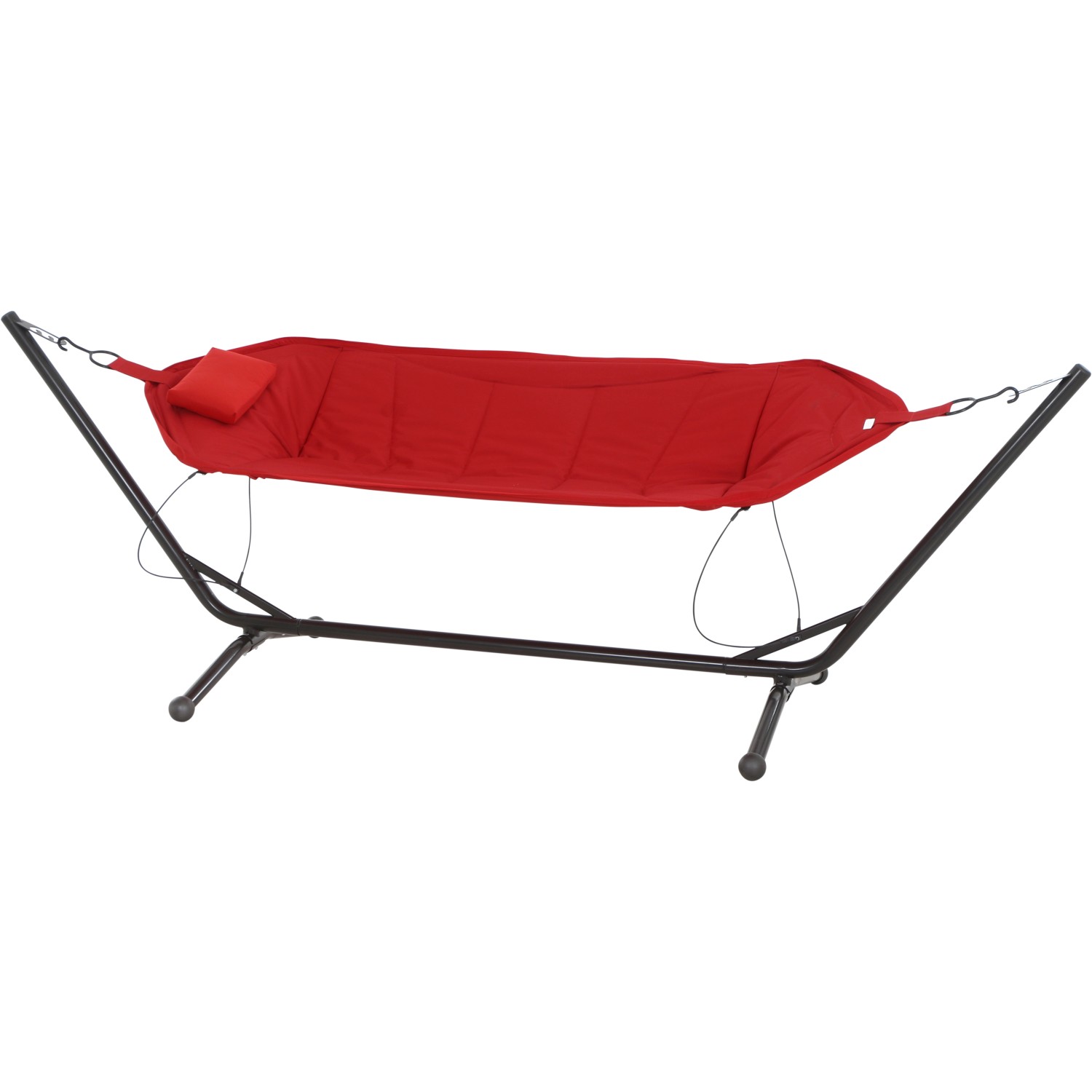 Siena Garden Hängematte Panama Stahl 305 cm x 105 cm x 104 cm Rot