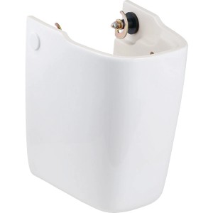 Geberit Renova Plan Halbsäule für Handwaschbecken, weiß, aus Sanitärporzellan.