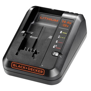 Black+Decker BDC1A Multivolt-Schnellladegerät für 14,4 V & 18 V Akkus.