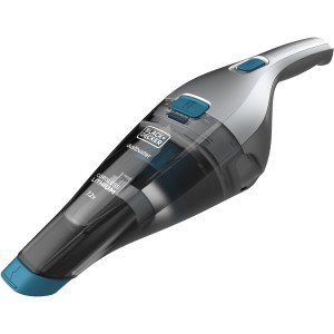 Black+Decker Akku-Handstaubsauger NVC215WA, 7.2V, grau/blau. Kompakter Staubsauger für Krümel und mehr.