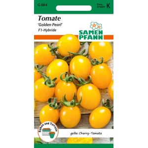 SAMEN PFANN Cherry-Tomate Golden Pearl F1