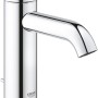 Grohe Essence Waschtischarmatur S-Size in Chrom mit Zugstangen-Ablaufgarnitur.