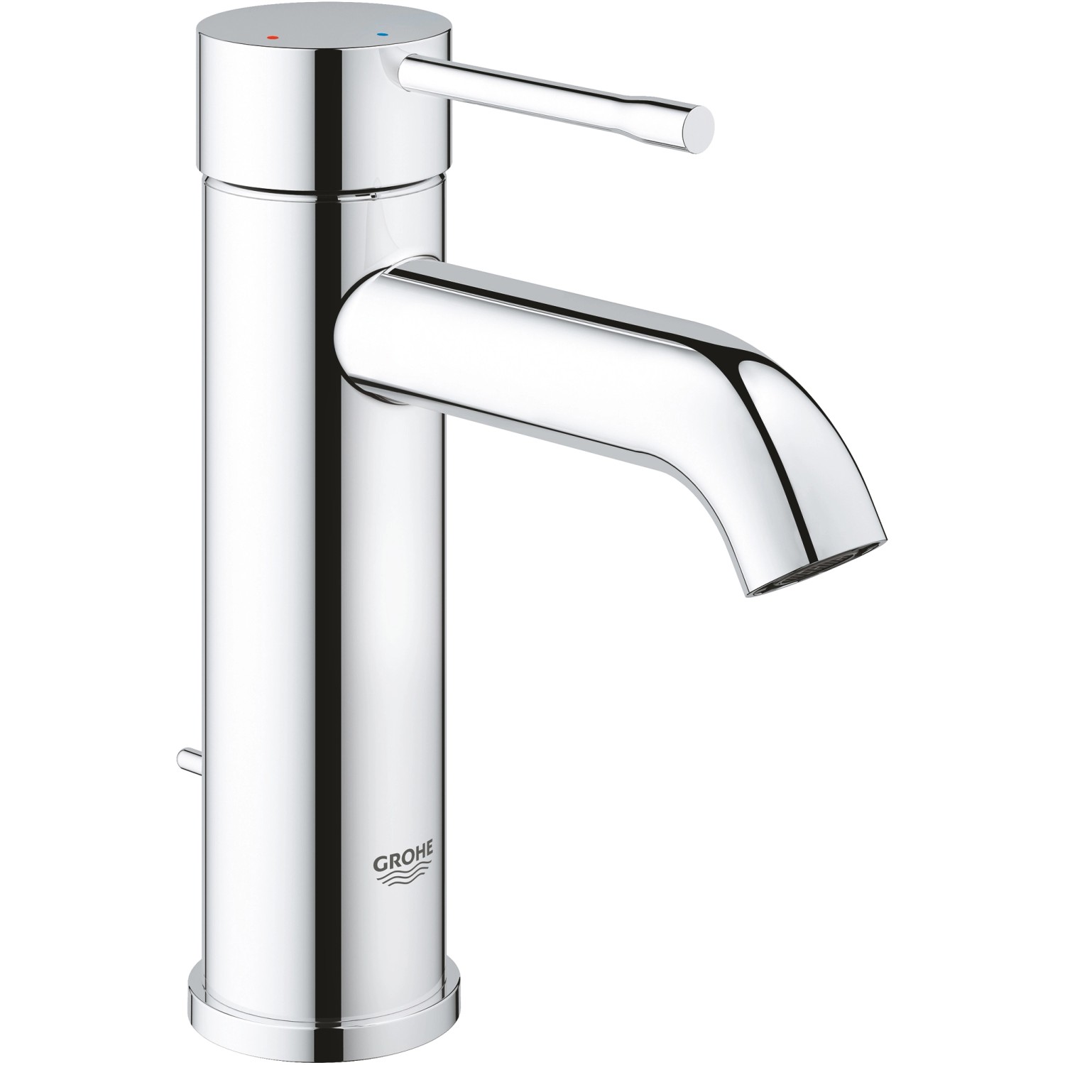 Grohe Einhand-Waschtischbatterie Essence S-Size Chrom Zugstangen-Ablaufgarn günstig online kaufen