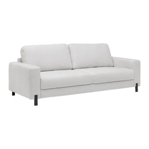 Mömax 3-Sitzer-Sofa Piega Silberfarben