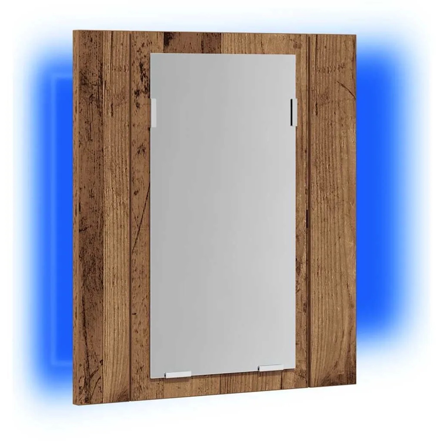 vidaXL LED-Spiegelschrank Altholz-Optik 40x12x45 cm Holzwerkstoff 856279 günstig online kaufen