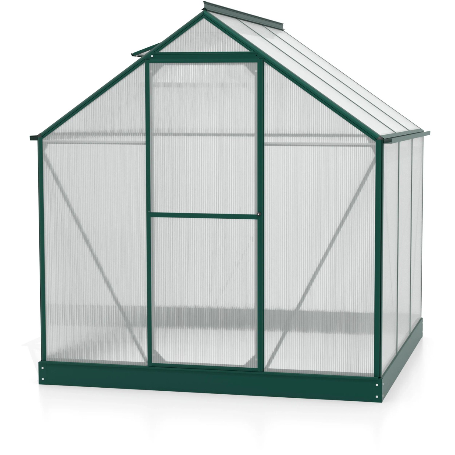 Vitavia Gewächshaus Triton 3800 Smaragd mit Fundament, 3,8 m² Fläche.