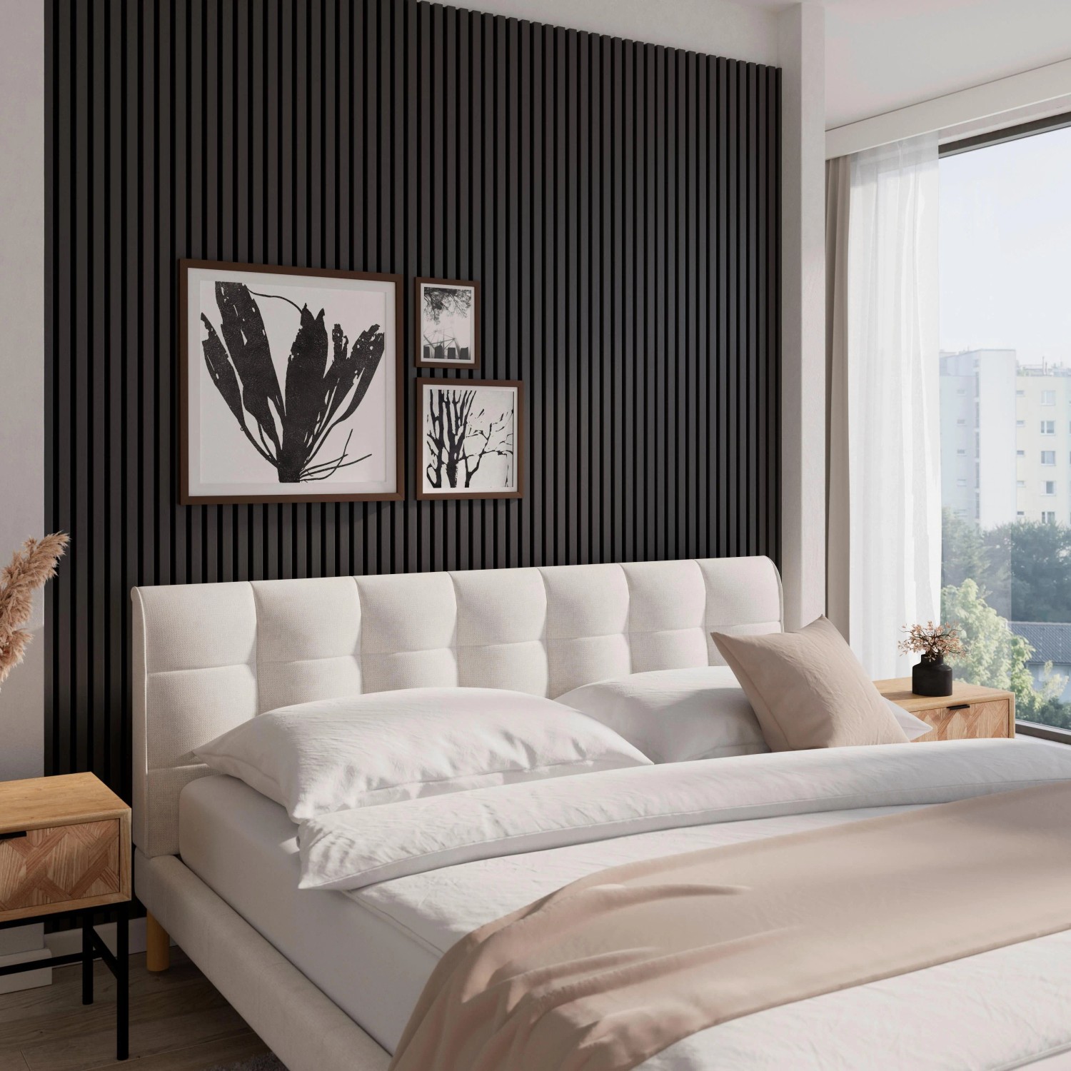 Bessagi Home Akustikpaneel Rico Schwarz