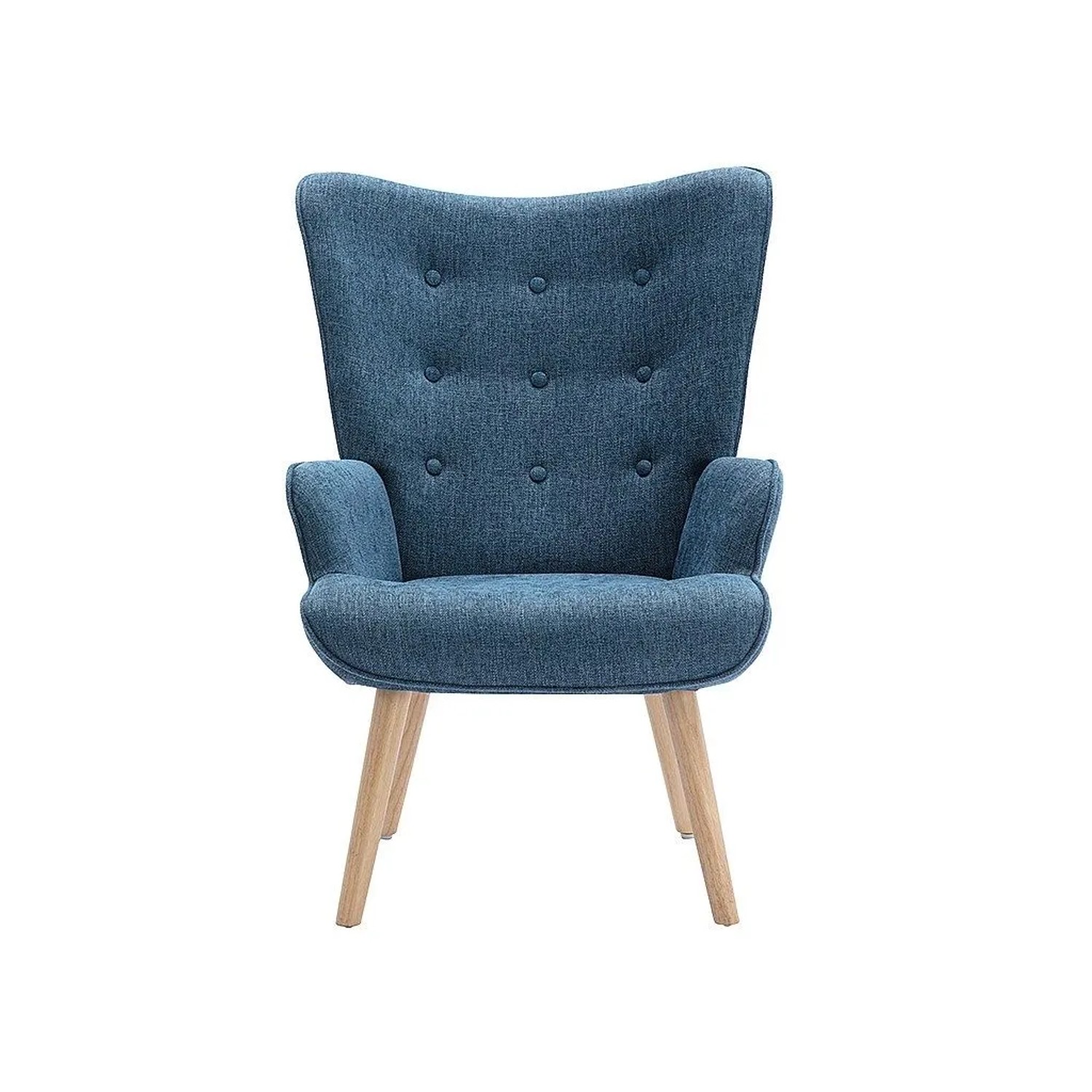 Vente-unique Sessel Mit Gerader Rückenlehne Vately Blau 69 cm