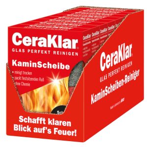 abrazo CeraKlar Kaminscheiben-Reiniger, 8er Pack. Zubehör für Kamine & Öfen.