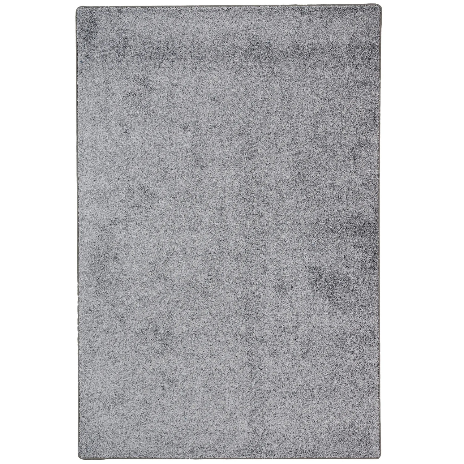 Grauer Snapstyle Hochflor Teppich Mona, 160x240 cm. Weicher Velours Teppich für Wohnräume.