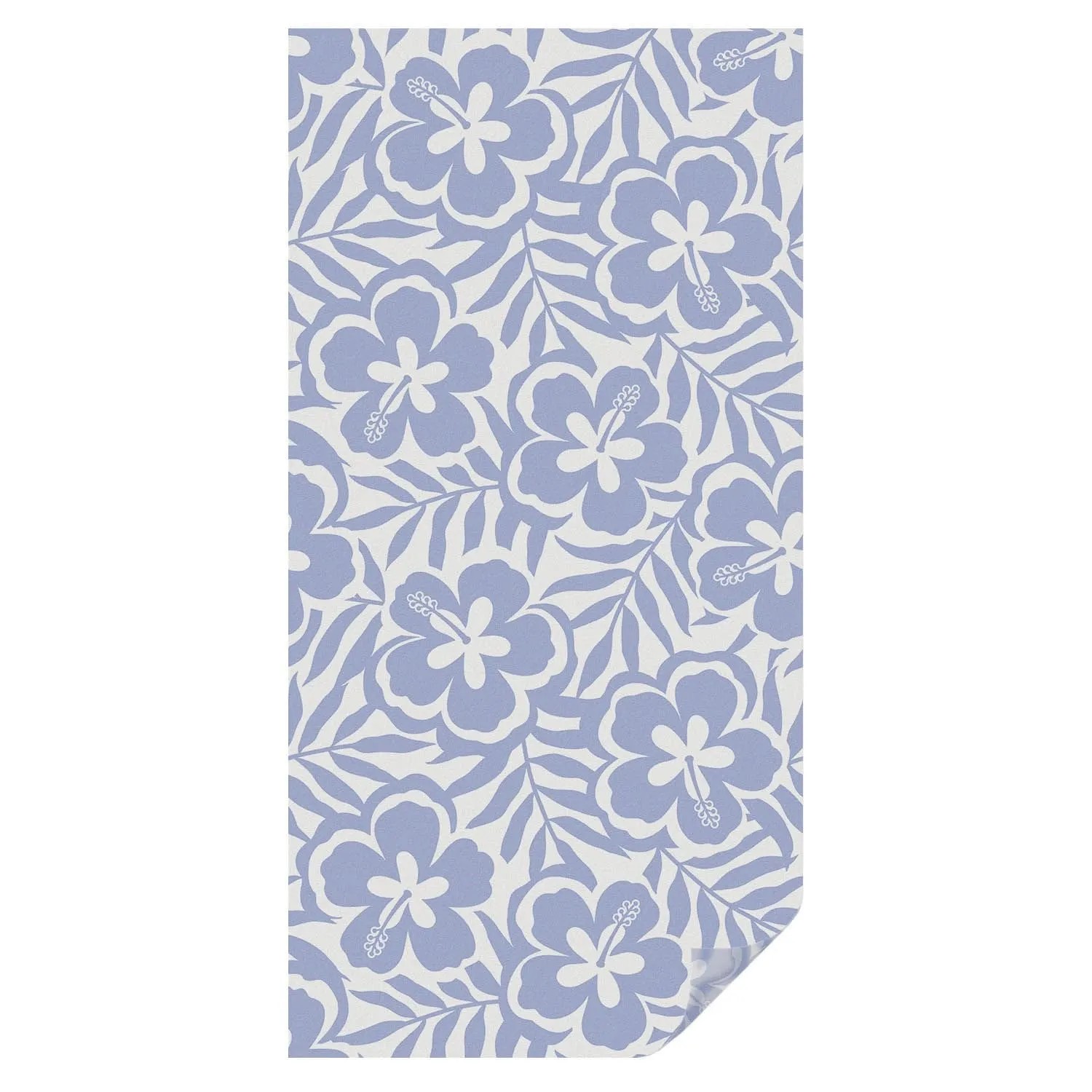 Tulup Fensterfolie Hibiskusblüten Milchglasfolie 50x100 cm Blau Milchglasfo günstig online kaufen