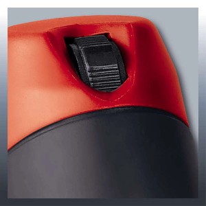 Detailaufnahme: Einhell TC-RO 1155 E Oberfräse, Schalter zur Drehzahlregulierung.
