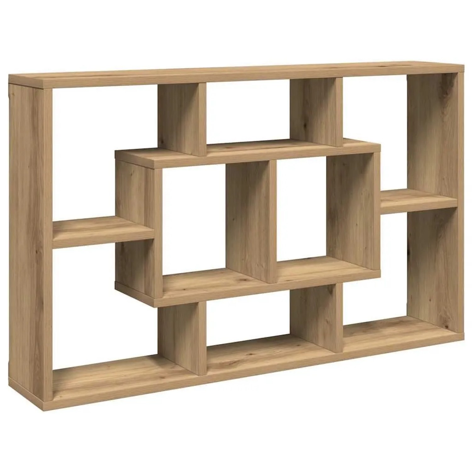 vidaXL Wandregal Artisan-Eiche 85 x 16 x 52,5 cm Holzwerkstoff 857014