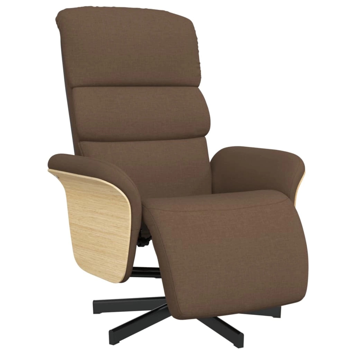 vidaXL Relaxsessel mit Fußteil Braun Stoff 356604 günstig online kaufen
