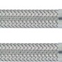 Flexibler Verbindungsschlauch aus Edelstahl, 18,6 mm (G 1/2) x 10 mm x 400 mm.