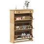 vidaXL Schuhschrank Corona 99x32x138 cm Massivholz Kiefer 4002788_2