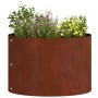 vidaXL Pflanzenring Braun 30 x 30 x 20 cm Wetterfeststahl 873604_3