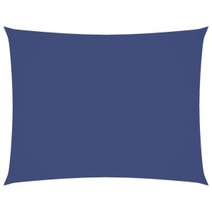 vidaXL Sonnensegel Oxford-Gewebe Rechteckig 3,5x5 m Blau 135545