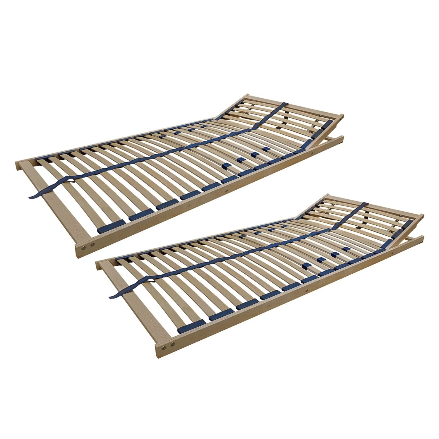 Erst-Holz Federholzrahmen Lattenrost 100 x 200 cm Kop Verstellbar Doppelpack