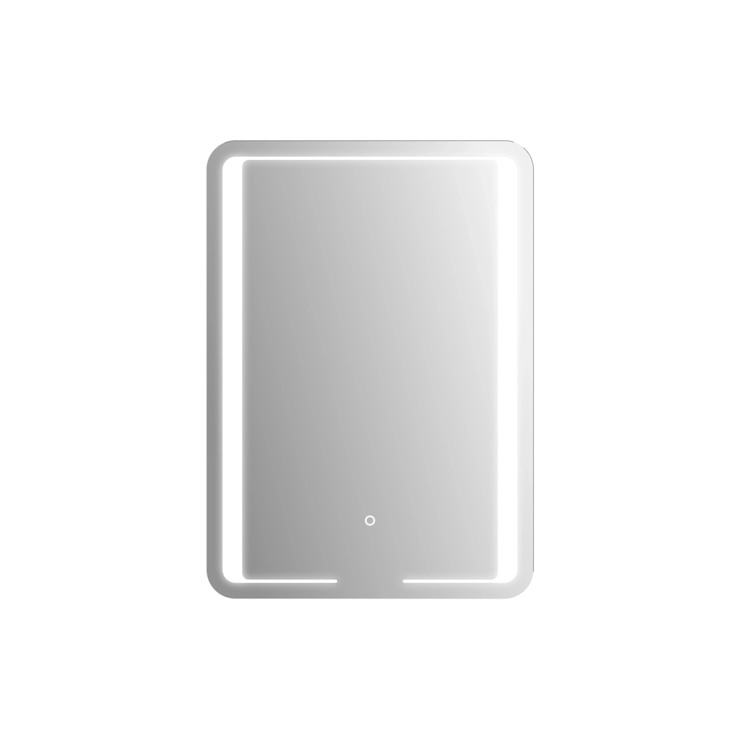 Kristall-Form Leuchtspiegel RoomLight II 50 cm x 70 cm Hoch Sensorschalter