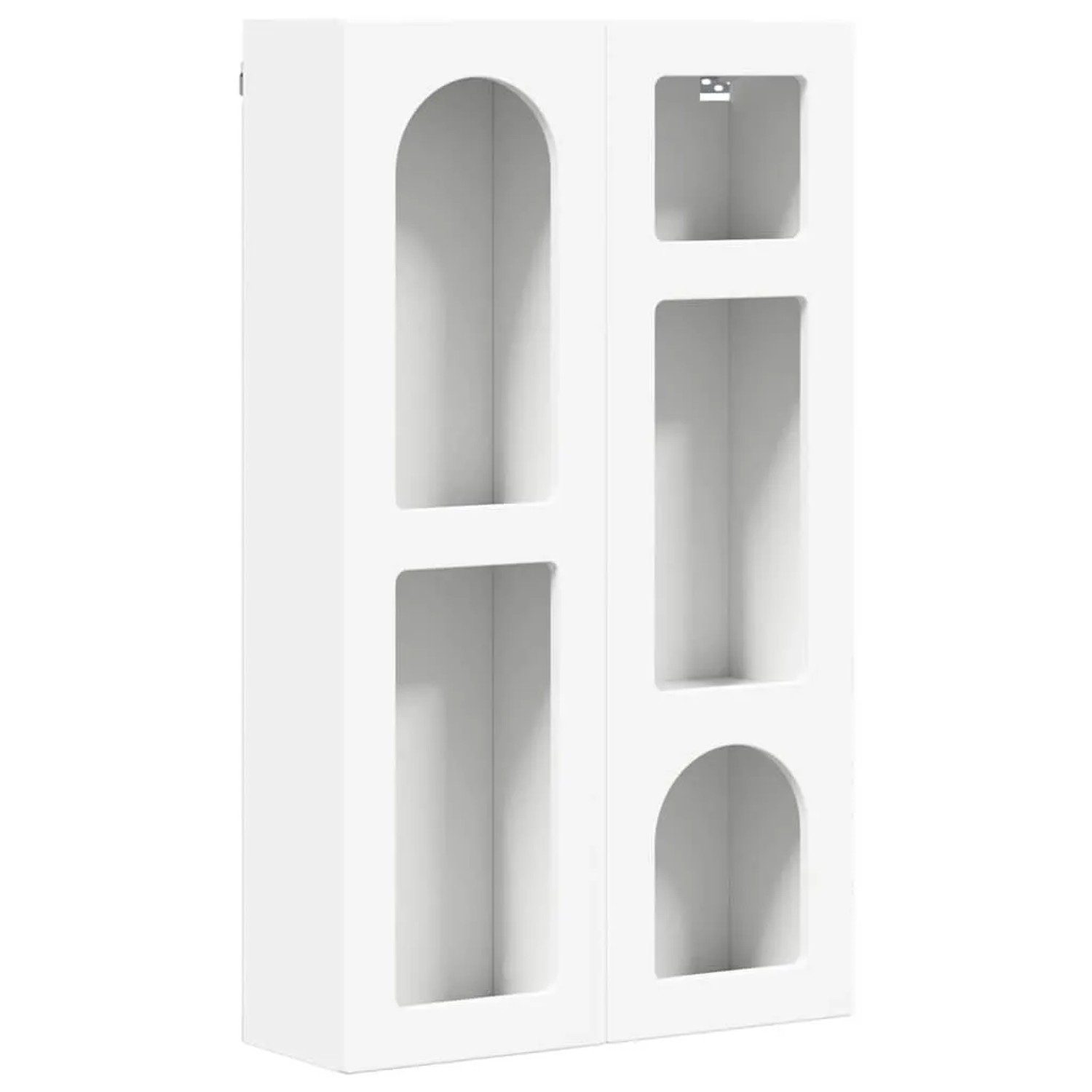vidaXL Hängeschrank mit Regal Weiß 59 x 20 x 100 cm Holzwerkstoff 891364