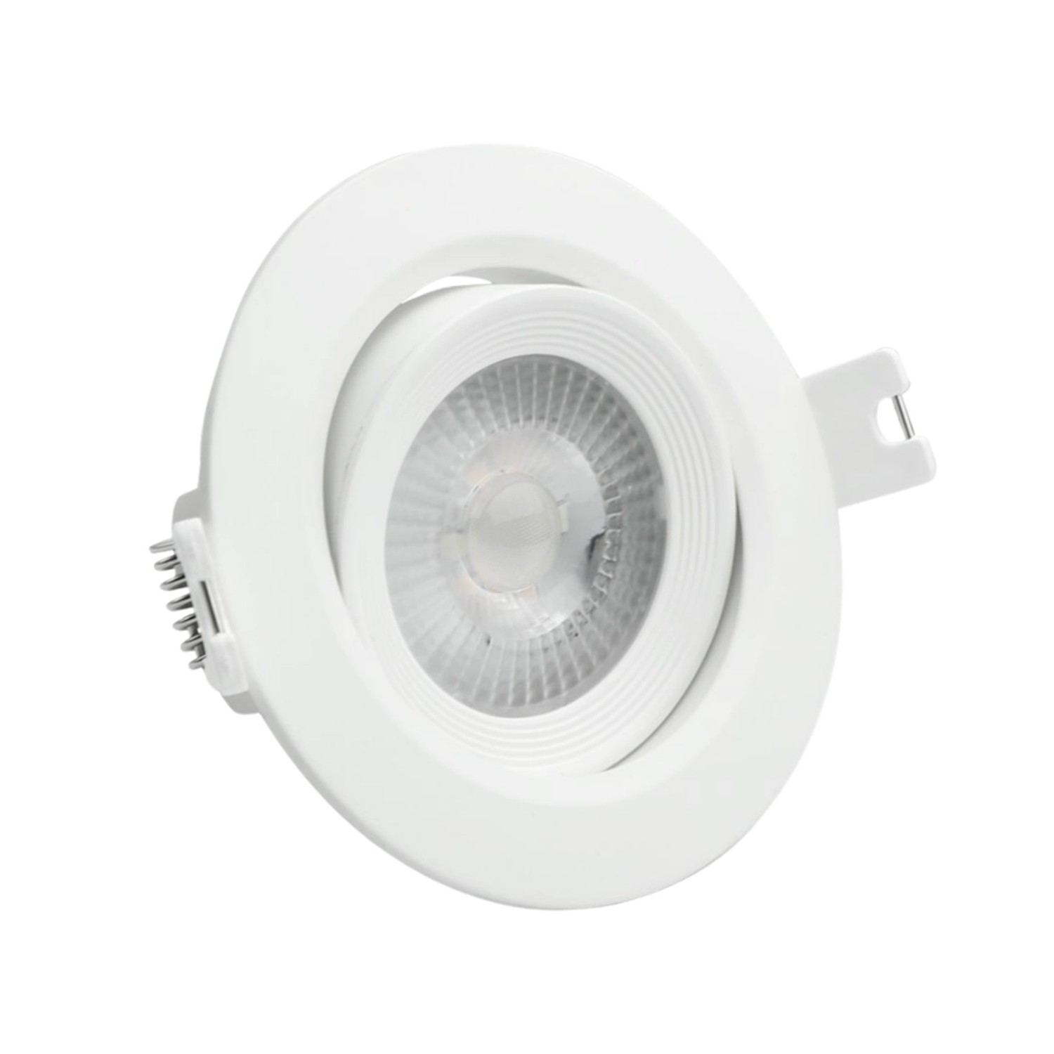 Thumbnail - LUXULA LED Downlight Einbauleuchte Einbauspot Schwenkbar CCT 7W 718lm IP44 Weiß