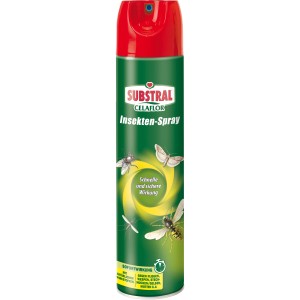 Substral Celaflor Insekten-Spray 400ml zur Bekämpfung von Mücken und fliegendem Ungeziefer.