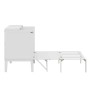 okwish Schrankbett 90x200cm mit Lattenrost Wandbett Schlafzimmer Weiß ohne Matratze_8