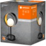 Ledvance Tischleuchte Decor Memphis, schwarz-gold, 36,5 cm. Dekorative LED-Tischlampe im Karton.