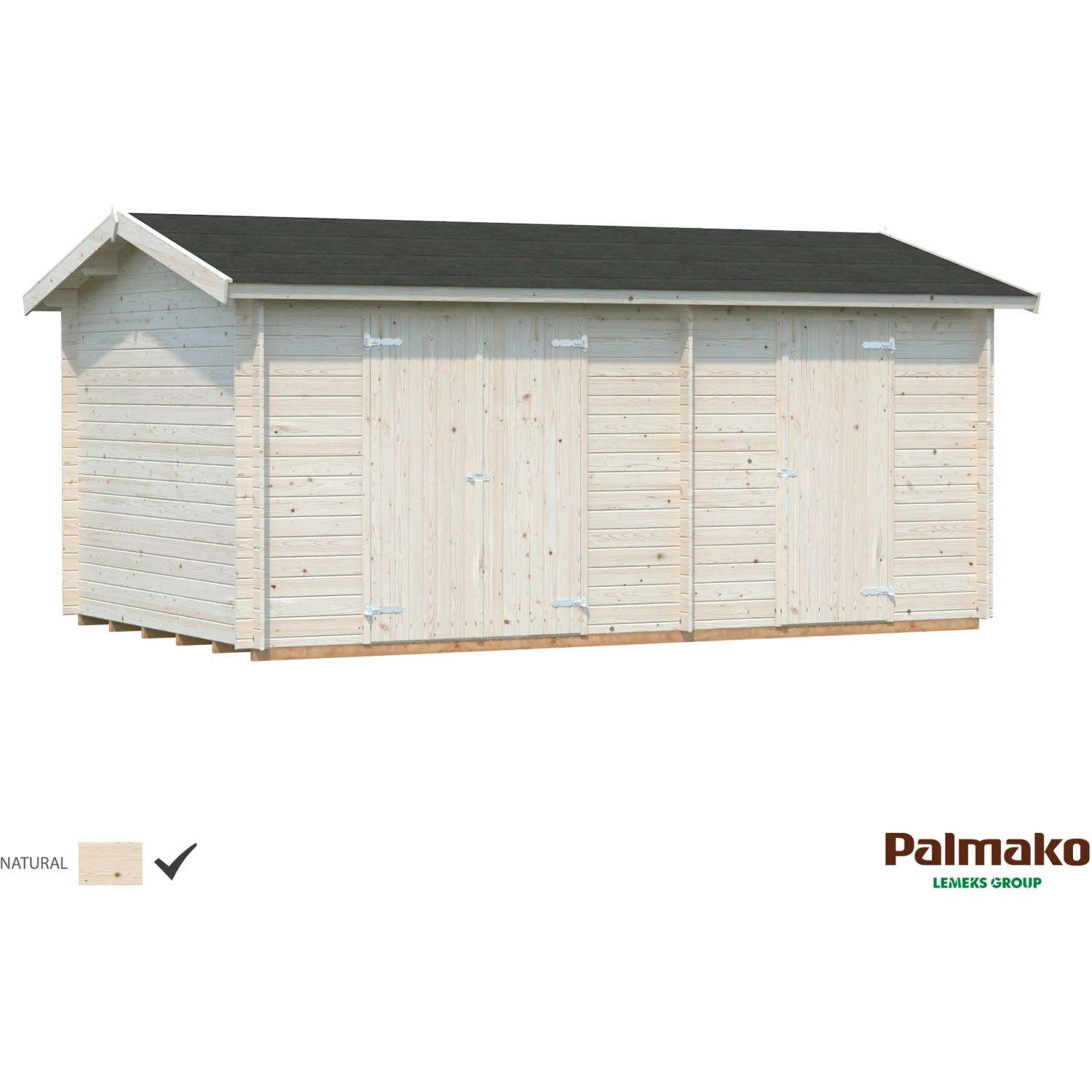 Palmako Gerätehaus "Jari", natur günstig online kaufen