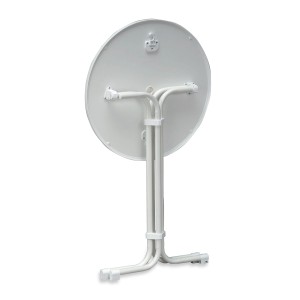 Best Klapptisch, runder Gartentisch in Anthrazit, Ø 80 cm, platzsparend zusammenklappbar.