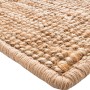 Fußmatte Jute Natural, 40x60 cm, Detailaufnahme der natürlichen Textur und des robusten Materials.