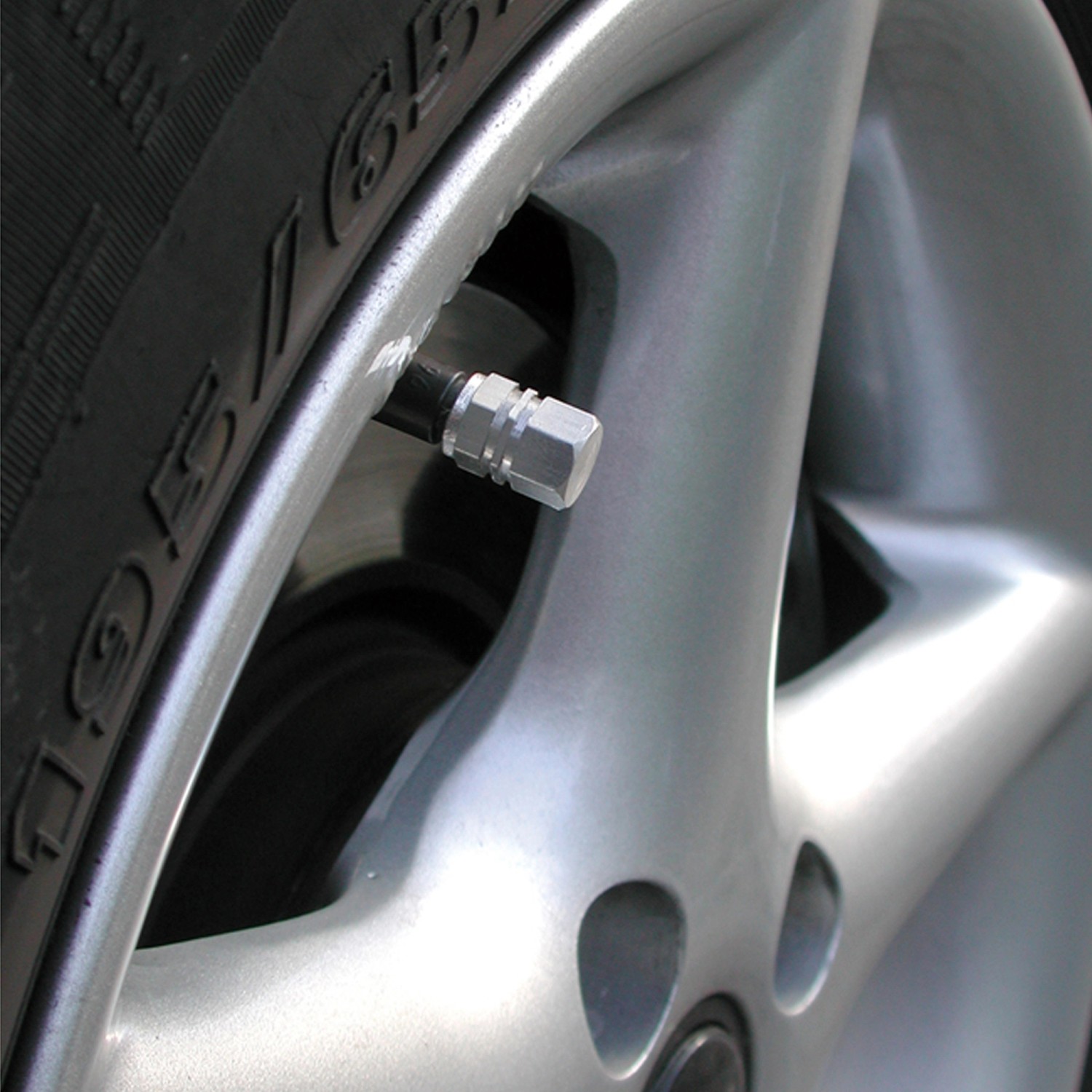 CSPARKV 4 Stück Aluminium-Ventilkappen Für Autos, LKWs, Motorräder